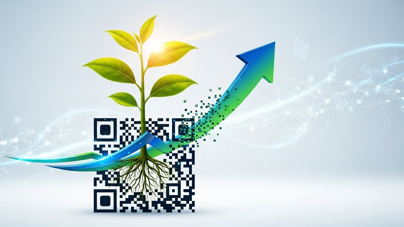 Bir restoranda QR menü kullanan mutlu müşteriler