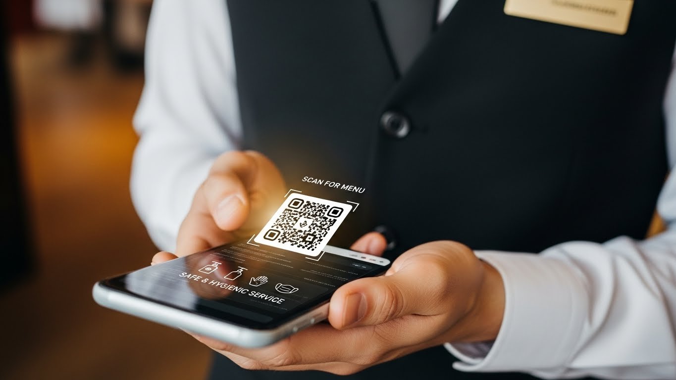 QR menü arayüzü ve tablet üzerinden sipariş ekranı