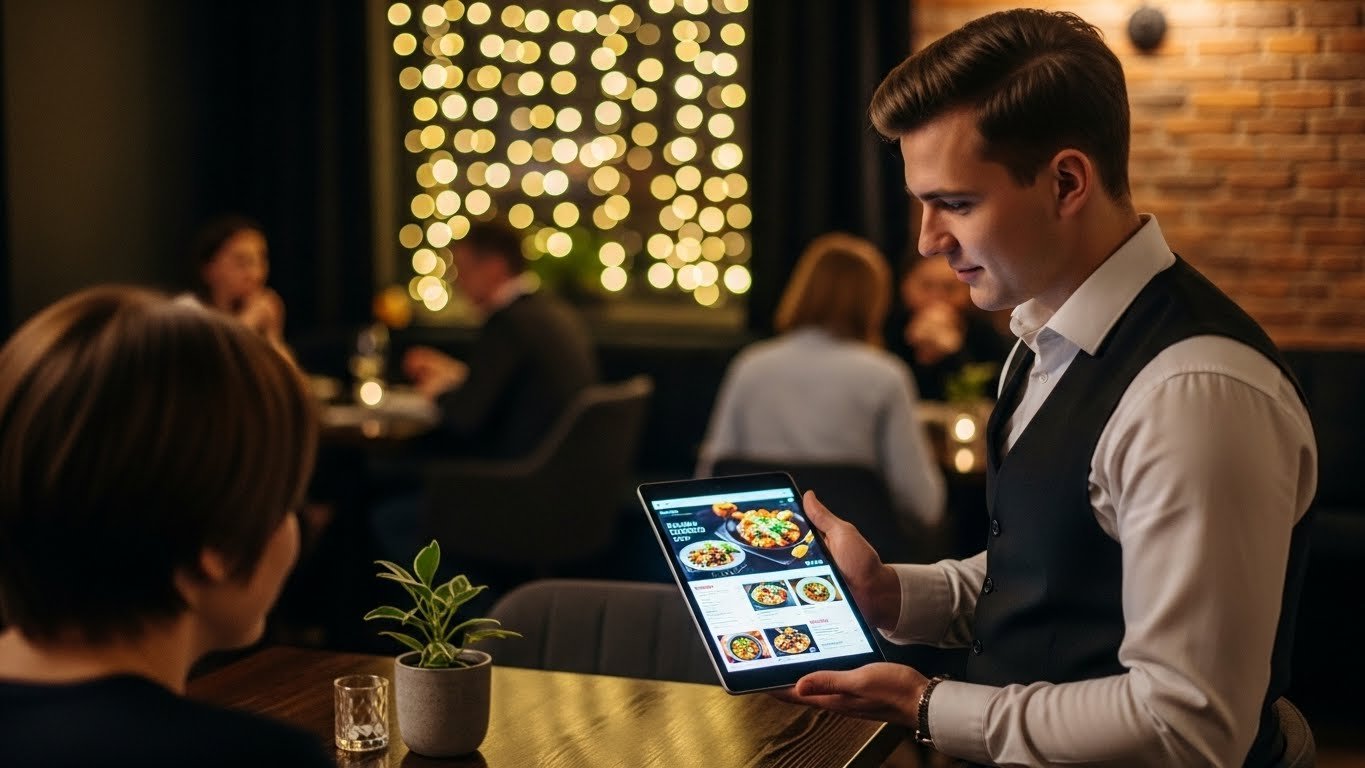 QR menü kullanılarak yapılan mobil sipariş ekranı