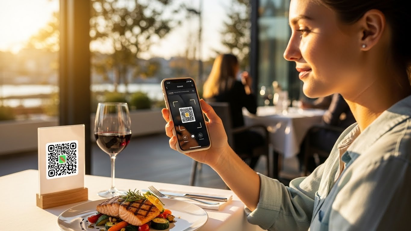 Qrtable.co yönetim paneli ekran görüntüsü, kullanıcı dostu arayüzde menü öğeleri düzenleniyor