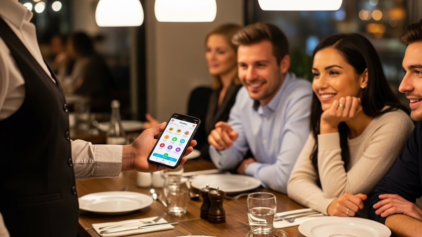 Cafe ortamında QR menü kullanarak sipariş verenler